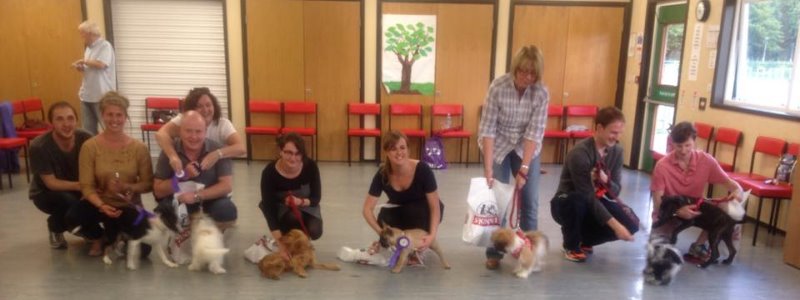Graduation from Puppy Foundation Obedience class August 2015